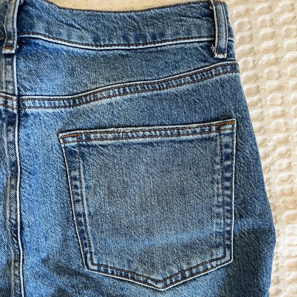 Reformation bootcut full length / long jean